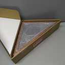 Flag Case for 3x5 FT Flag, 3'x5' American Flag Display Case Brown Wood Memorial Flag Veteran Military Medal Pins Shadow Box with Acrylic Covered and Wall Mounted (Not for Burial Flag Size)