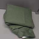 ChrisDowa 100% Blackout Olive Green Solid Curtains 63 Inches Long 2 Panels for Bedroom Living Room,Farmhouse Room Darkening Thermal Insulated Soundproof Grommet Top Window Treatment Drapes,52x63