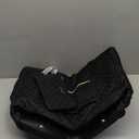 LOVEVOOK Laptop Bag for Women 17 inch,Diamond Quilted Work Tote Bags Womens Laptop Tote Bag Computer Shoulder Bags,Stylish Travel Tote Bags Laptop Purse Case Briefcase Handbag with Clutch Purse,Black