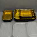 30 Pack Aluminum Pans with Lids Kit Includes 10 Pack 10x13 Half Size Oven Steam Table Tin Foil Pans Collocation 20 Pack 8.7x6 Disposable Baking Pan Chafing Trays