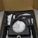 2 Handles Shower Faucet Set,Two Handle Shower Faucet Trim Kit with Rough-in Valve,Wall Mount,Chrome