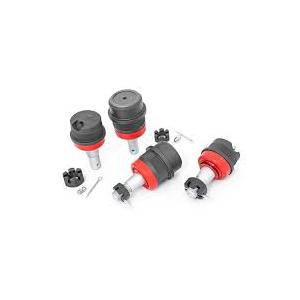 10626 Ball Joints Kit Compatible with Jeep Wrangler JK 2007-2018 Greaseable Fittings 2 Upper & 2 Lower Ball Joints Kits