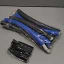 Auoxer Fitness Exercise Weighted Hoops, Lose Weight Fast by Fun Way to Workout, Fat Burning Healthy Model Sports Life, Detachable and Size Adjustable Design (Blue)