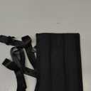 Airplane Foot Hammock, No Collapse Foot Rest for Plane Travel with Extended Adjustment Strap, Portable Desk Foot Hammock with Thickened Foam, Foot Sling Travel Essentials to Relax Your Feet (1 Pc Black)