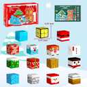 Magnetic Blocks Building Toys for Kids: Build Mine Christmas Magnet World for Boys Girls Ages 3 4 5 6 7 8 9 10 - Sensory Educational Magnet Building Toy Set for Kids