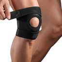 Knee Brace for Men Women Knee Braces for Knee Pain, Patellar Tendon Support Strap, Knee Brace for Meniscus Tear Compression Sleeve, Fit Under 170lbs (Black)