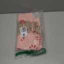 LUBOT New Ugly Christmas Sweaters for Puppy Cute Funny Wintertime and Holiday Parties Knitted Pullover Sweater Santa Small Dog Pink Candy XX-Large