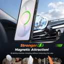 FNTCASE for Samsung Galaxy S26 Case: with [Magnetic Ring Kickstand] [Screen Protector] [Compatible with MagSafe] [Military-Grade Drop Protection] Dual-Layer Protective Textured TPU Phone Cover Black