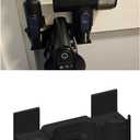 Wall Mount Holder for Levoit LVAC-300 Cordless Vacuum, All-in-One Storage Organizer with Accessory Holders, Space Saving for Garage, Closet, Utility Room (Black)
