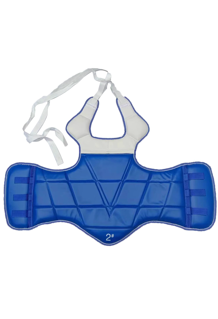 Taekwondo Solid Reversible Chest Guard Protector, Boxing Sparring Kickboxing Martial Arts Muay Thai Chest Protector MMA