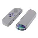 eXtremeRate Green Purple Chameleon Glossy Replacement ABXY Direction Keys SR SL L R ZR ZL Trigger Buttons and Springs, Full Set Buttons with Tools for Nintendo Switch Joycon & Switch OLED Joy con