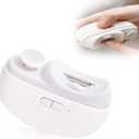 Electric Nail Clipper, New 2 in 1 Automatic Nail Trimmer, ElectricNail with Polishing, Manicure Set Multifunctional Nail Trimmer for Baby, Kids, Adults, Seniors (White)