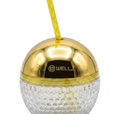 B•WELL Gold Disco Ball Tumbler Water Bottle