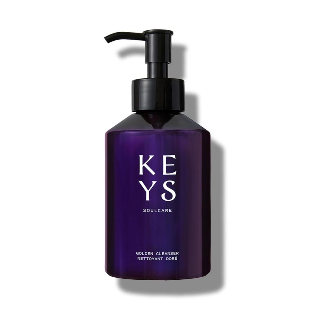 Keys Soulcare Golden Cleanser, Foaming Face Wash Gently Removes Dirt, Makeup & Impurities, Soothes Skin with Manuka Honey, Cruelty-Free, Calming Scent