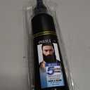 Beard Dye for Men, Beard Color & Hair Dye Shampoo, Beard Dye Black for Gray Coverage, Mens Hair Color Works in Minutes, Simpler Hair Color for Men, Easy to Use