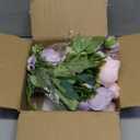 MARTINE MALL 4 Packs Peonies Artificial Flowers, Pinkish-Purple Artificial Peonies, Silk Peonies Flowers Fake Peonies Artificial Flowers Peonies Bouquet for Centerpiece Table Wedding Party Home Decor