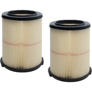 Replacement Filter for Craftsman CMXZVBE38754 9-38754 Red Stripe General Purpose Wet Dry Vac Filter for 5/6/8/12/16/32 Gallon shop vacuums 2Pack