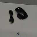 TECKNET Wireless Mouse, Bluetooth Mouse (BT5.3/5.0 & 2.4G) Rechargeable Ergonomic Optical Mouse with 6 Adjustable DPI, Side Scroll, Quiet Clicks, USB A Receiver, 7 Buttons, Wide Compatibility - Black