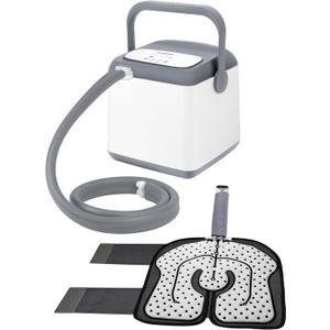 Cold Therapy Machine with Insulated Outer Wrap Pad, Pain Relief for Post-Surgery Recovery, Programmable Ice Therapy Machine for Knee, Continuous Cryotherapy Cold Pack, Large Knee/Hip Pad