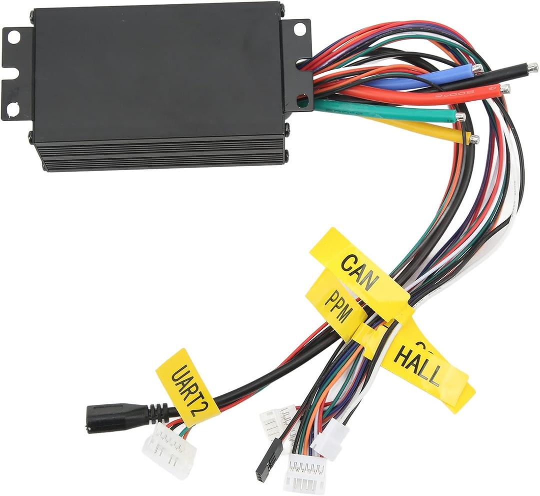 14-84V Waterproof Brushed ESC Speed Controller, Electric Skateboard Scooter Speed Controller Support PPM/ADC/NRF/UART, 5V 1a Output for External Electronics