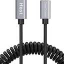 CableCreation 4FT Coiled USB C to Micro USB OTG 480Mbps Type C to USB Cable for MacBook Pro Air S21 S20 S10 Pixel 5/4/3/2 etc. 1.2M Black