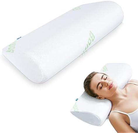 COOLBEBE Cervical Neck Pillows for Pain Relief Sleeping, Neck Support Roll Pillow, Cervical Memory Foam Pillows for Bolster, Sleeping and Spine Protecting