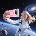 Compatible with Google Pixel 10 Pro XL Case with Magnetic Translucent Matte Phone Case with Anti-Fingerprint Tech [Compatible with Mag-Safe], Pink