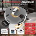 Pressure Cooker Stainless Steel,One-Hand Locking/Rotating Lock,Compatible with Gas & Induction, Fast Cooking for Large Meals,Dishwasher Safe,Olla de Presion (12 Quatrs)