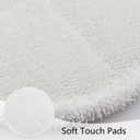 Spinwave Mop Pads Fit for Bissell Spinwave 20399 23157 23159 2039A 2124A 20393 2039T 2039W 20391 20395 2307 2315A Heavy Soft Scrubby Pads for Hardwood Floor Cleaning Replacement Pads(12Pack)