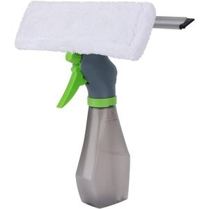 3 in 1 Window Cleaner Squeegee,Microfiber Window Washer,Glass Cleaning Tool Wiper with Spray Bottle for Home Window, Car Window