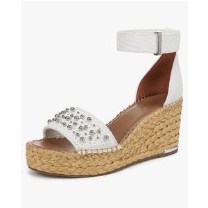 Franco Sarto Womens Clemens Raffia Espadrille Wedge Sandals, 7 1/2