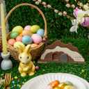 3 x He is Risen Easter Decor, Empty Tomb Easter Decoration, Resurrection Decorations, Christian Gifts, Wooden Cross Display for Tabletop Christian Home Decor Religious Easter Scene for Indoor Use