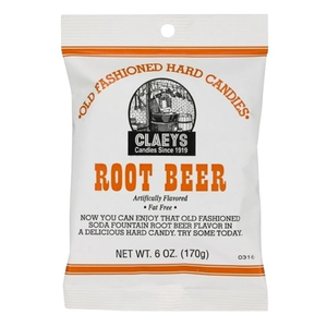 Claeys Old Fashioned Root Beer Hard Candy 6 oz., BB Dec 18 2026