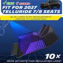 Michelin Vehicle Mats, Premier Series All-Weather TPE Custom Fit Liner for 2027 Kia Telluride Gas 7 & 8 Seats Floor Mats (5 Piece)