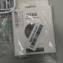 Android Tracker Tags 4 Pack Air Luggage Tracker Tags Compatible with Google Find Hub App (Android Only) Bluetooth Tracker Key Finder and Item Locator for Wallets, Backpack, Suitcases-Black