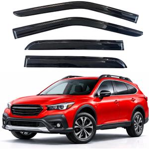 KPY Rain Guards Fit for 2020-2025 Subaru Outback, Out-Channel Window Visors Vent Wind Deflectors 4PC, Car Accessories for 20-25 Outback