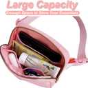 Uygafly Personalized Belt Bag for Women Girls - Fashion Mini Waist Packs with Adjustable Strap - Trendy Travel Fanny Pack Crossbody Bags with Initial Letter - Teen Gifts | Peach,Q
