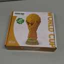 World Cup Trophy Building Blocks - 3D Mini Replica Model, DIY Soccer Trophy Construction Kit, Sports Fan Collectible, Desk Decor Gift for Football Lovers (500 Blocks)