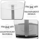 ABOOFAN 2pcs Cd Storage Bin Empty Cd Storage Holder Plastic Dvd Storage Container Cd Holder Case Album Case Plastic Cd Storage Container Dvd Storage Holder Dvd Case Disc Portable Pp Travel