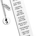 2026 Graduation Gifts for Her Initial Christian Bookmark Gifts Class of 2026 Graduation Bookmarks for College Middle High School Inspirational Gift Ideas Christian Gift