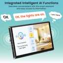 ELECROW ESP32 Display 1024x600, 10.1 Inch HMI ESP32-P4 IPS Touch Screen, Support AI Speech Interaction, ESP32-P4 Dual-Core Processor, Up to 400MHz, Compatible with Arduino, ESP-IDF (Without Camera)