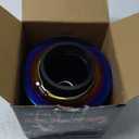 Cold Air Intake Filter, High Performance, Washable Filter, Clamp-On Replacement Air Filter, Flange Diameter 3inch/76mm Blue