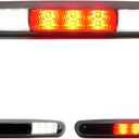 SUPAREE LED Third Brake Light Fit for 2007-2013 Sierra/Silverado 1500 2500 3500, 2014 Sierra/Silverado 2500 3500 Classic Model 3rd Brake Light Assembly Roof White Cargo Light Red High Mount Lamp