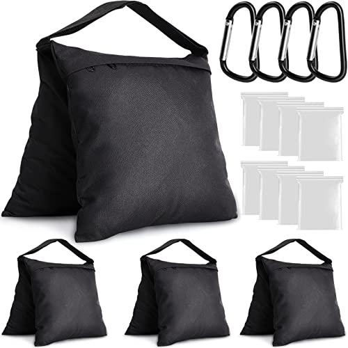 Aimosen 8 Packs Sandbags Weight Bags for Light Stand Photography Video Equipment, Heavy Duty Saddlebag for Backdrop Stand, Photo Tripod, Canopy, Pop up Tent, Umbrella Base, Fishing Chair, Picnic Table