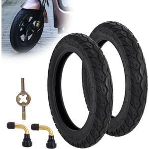 14X2.125 Tubeless Tires, 14 X 2.125 Electric Bike Tires with Angled Valve for 14 Inch Electric Folding Bike, E-Bikes and E-Scooters