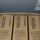 SEE SPRING 12 Pack Shoe Storage Box, Clear Plastic Stackable Shoe Organizer for Closet, Space Saving Foldable Shoe Rack Sneaker Container Bin Holder