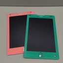 FLUESTON LCD Writing Tablet for Kids, 8.8 Inch Drawing Tablet for Boys Girls 3 4 5 6 7 8 Year, 2pcs in 1 Pack Drawing Pad Birthday Christmas Gift for Kid Educational Doodle Board Cute Unicorn Toy (Pinkgreenblue)