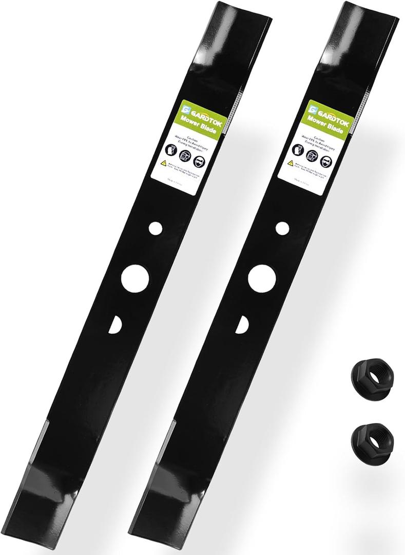 Mower Blades Fit for RYOBI 20-inch Deck Lawn Mower, Replacement Blade Compatible with RY40180, RY40190, RY401110/RY401011, RY401120, RY40LM30,Replaces AC04020,2 Pack