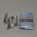 Toothbrush Replacement Heads Compatible with Snow Gen2 Electric Toothbrush,No LED Whitening,with Dust Cover,4 Pack (Polar Blue, Medium)