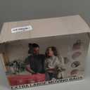 4 Pack Extra Heavy Duty Large Moving Bags with Comfortable Handle & Strong Zipper,Storage Totes for Space Saving Moving Storage College Supplies Alternative to Moving Box, Pink